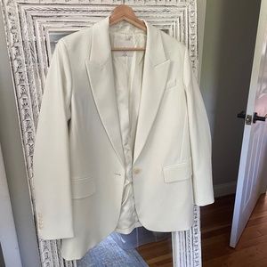 White Aritzia Blazer